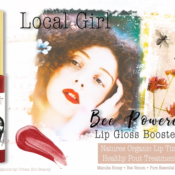 Red Sheer Shimmer Organic Lip Gloss Plumper Treatment - Picture 8 of 16